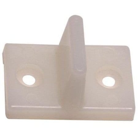 Best Hinges Bypass Floor Guide # 541000 White Finish BP15073